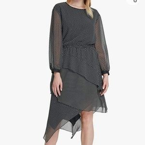 DKNY polka-dot Dress